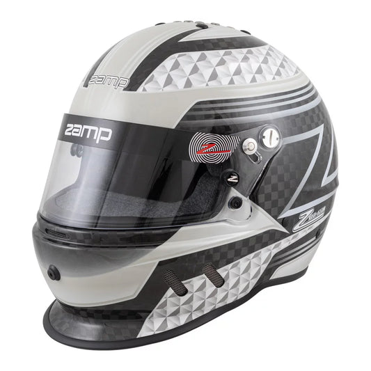 Zamp H775C15M RZ-65D Helmet Carbon Graphic Full Face SA2020  Black/Gray Medium