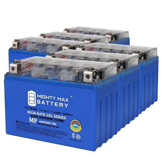 YTZ14SGEL 12V 11.2AH Replacement Battery compatible with KTM 950 Super Enduro 09-12 - 6 Pack
