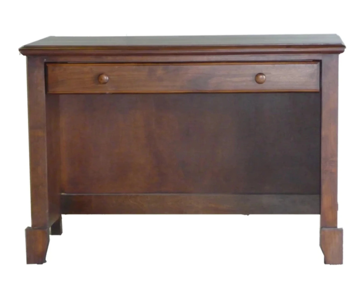 1120 Writing Desk with Drawer and Closed Back